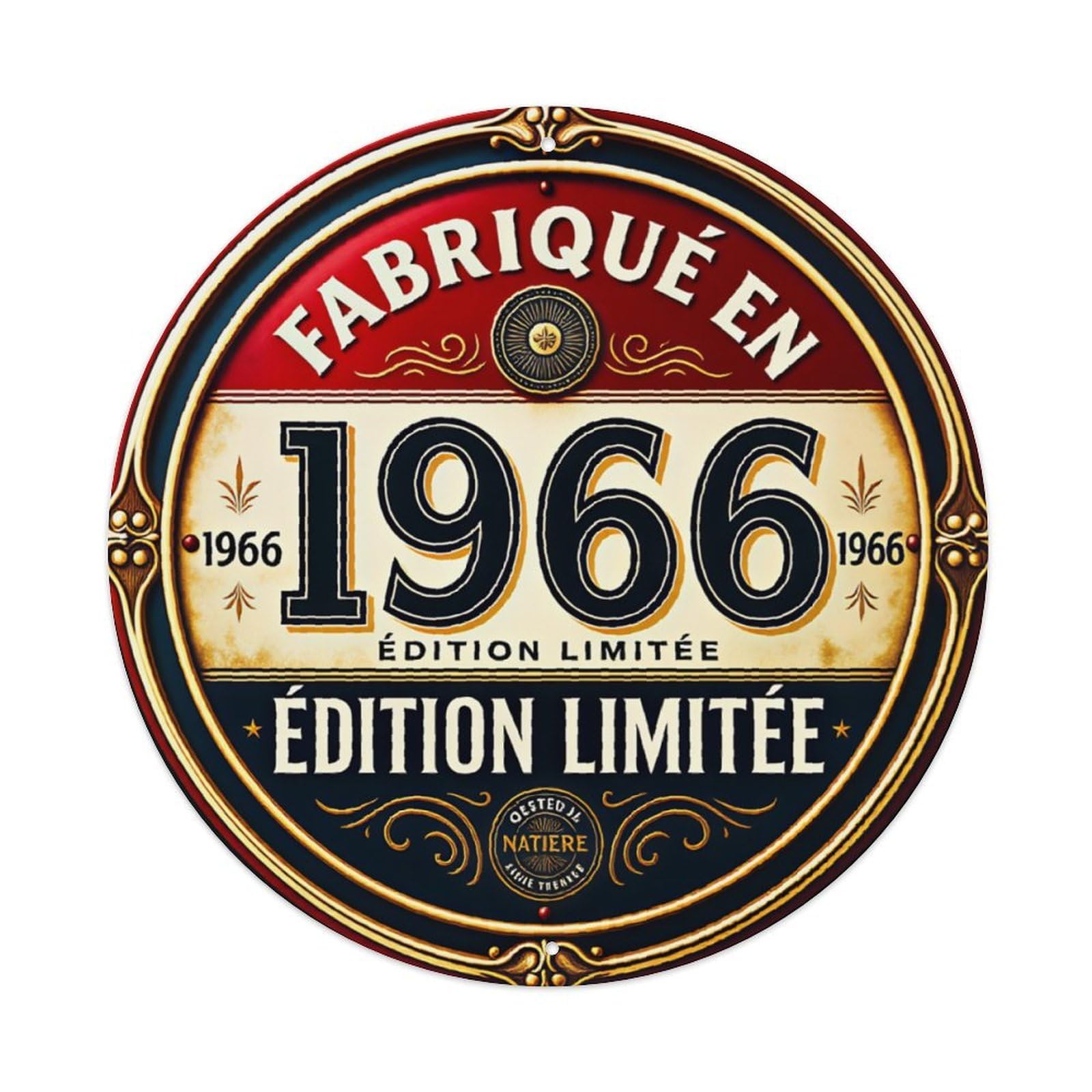 1966 French Limited Mark Aluminium Sign 20x20cm