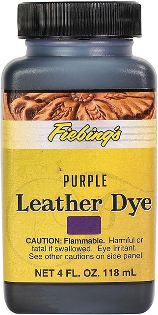 Fiebings Leather Dye 4oz / 118ml (Purple)