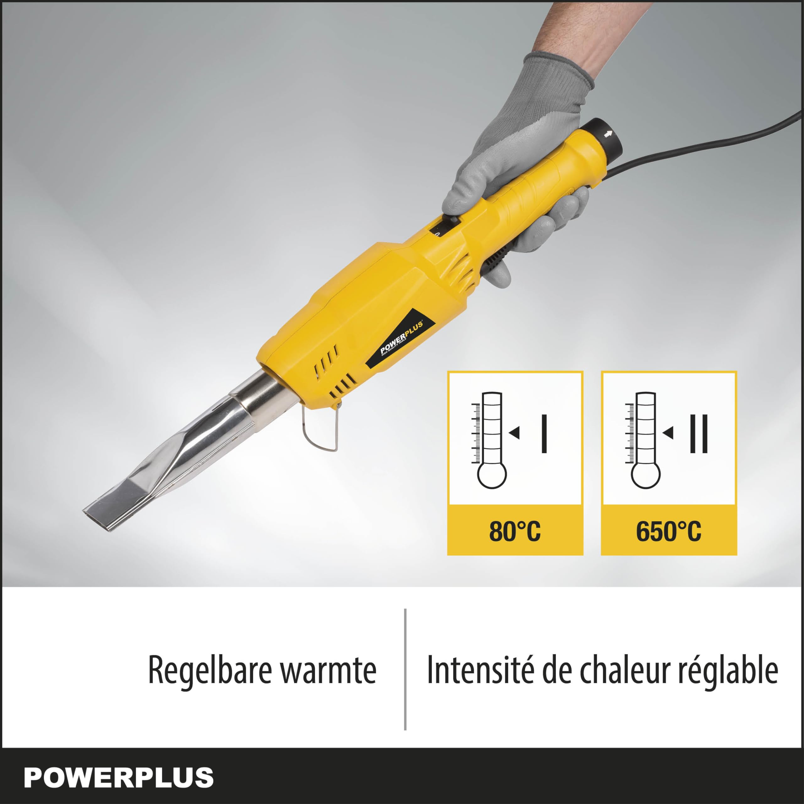 POWERPLUS POWXG6611 - Quemador de malezas 2000w