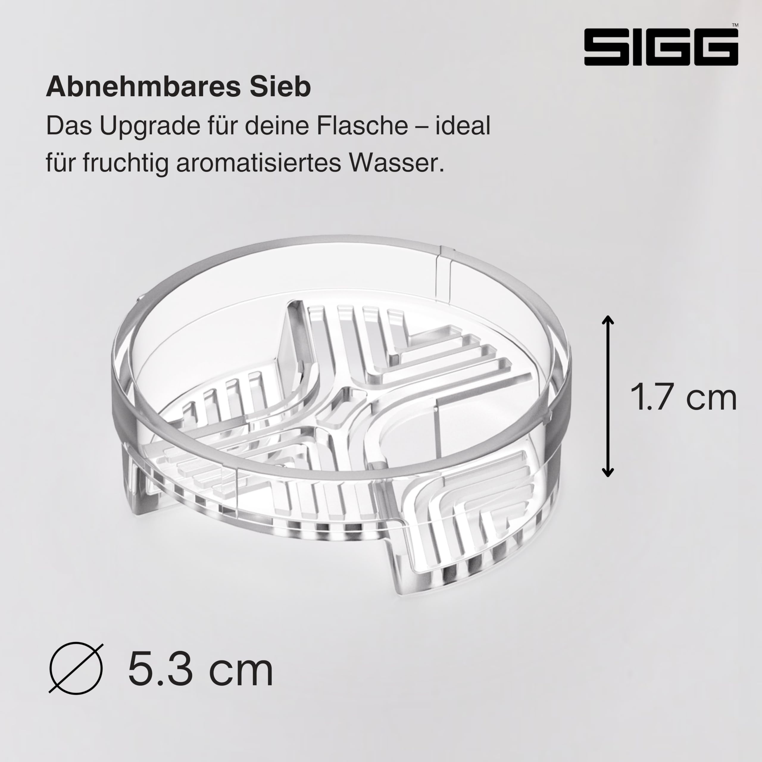SIGG PP Strainer/filtr Total Clear 0,5 l/0,75 l/1,5 l, część zamienna butelka na napoje