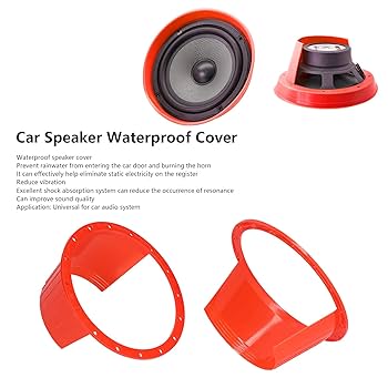 スピーカーカバー Amazon | Flushbay 2個セット スピーカー カバー 6.5インチ 汎用