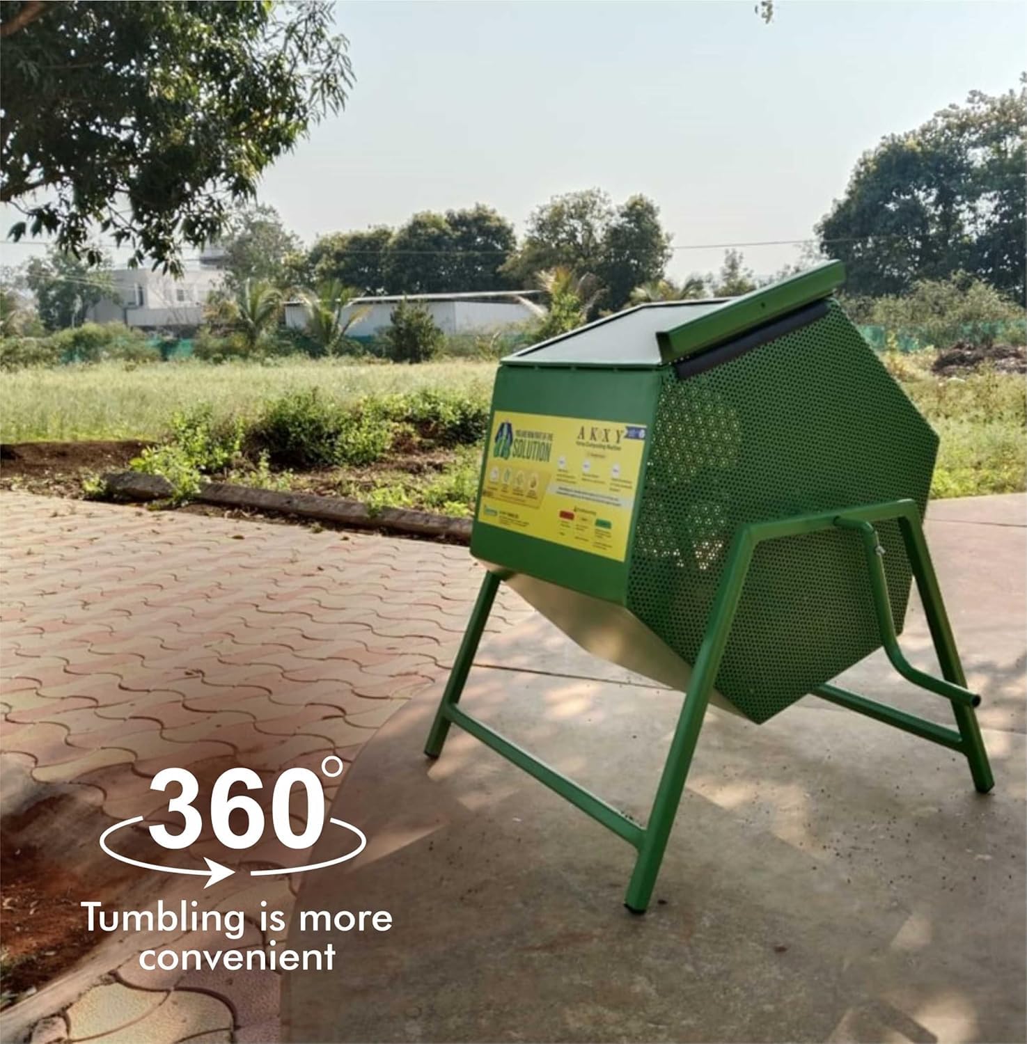 AKXY Home Composter - Turn Waste to Compost -4