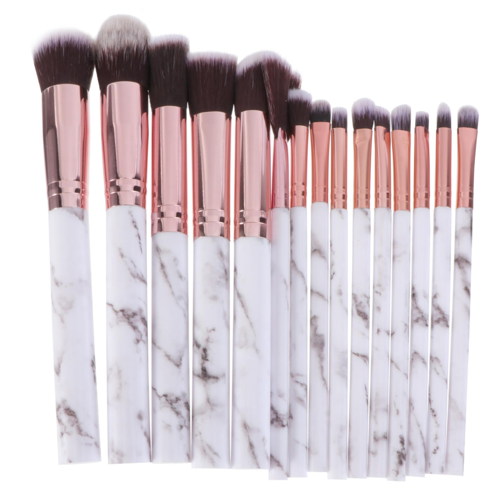 Housoutil Set Di 45 Pennelli Per Il Trucco Con Manico in Plastica E Setole in Nylon Per Pennelli Cosmetici E Per Il Trucco Da Donna