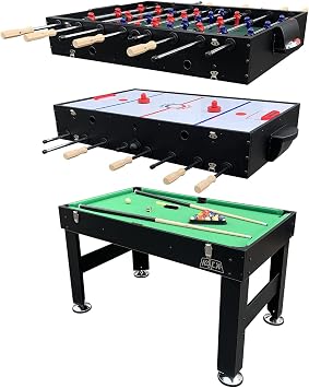 KICK Trilogy 55" 3-in-1 Multi Game Table