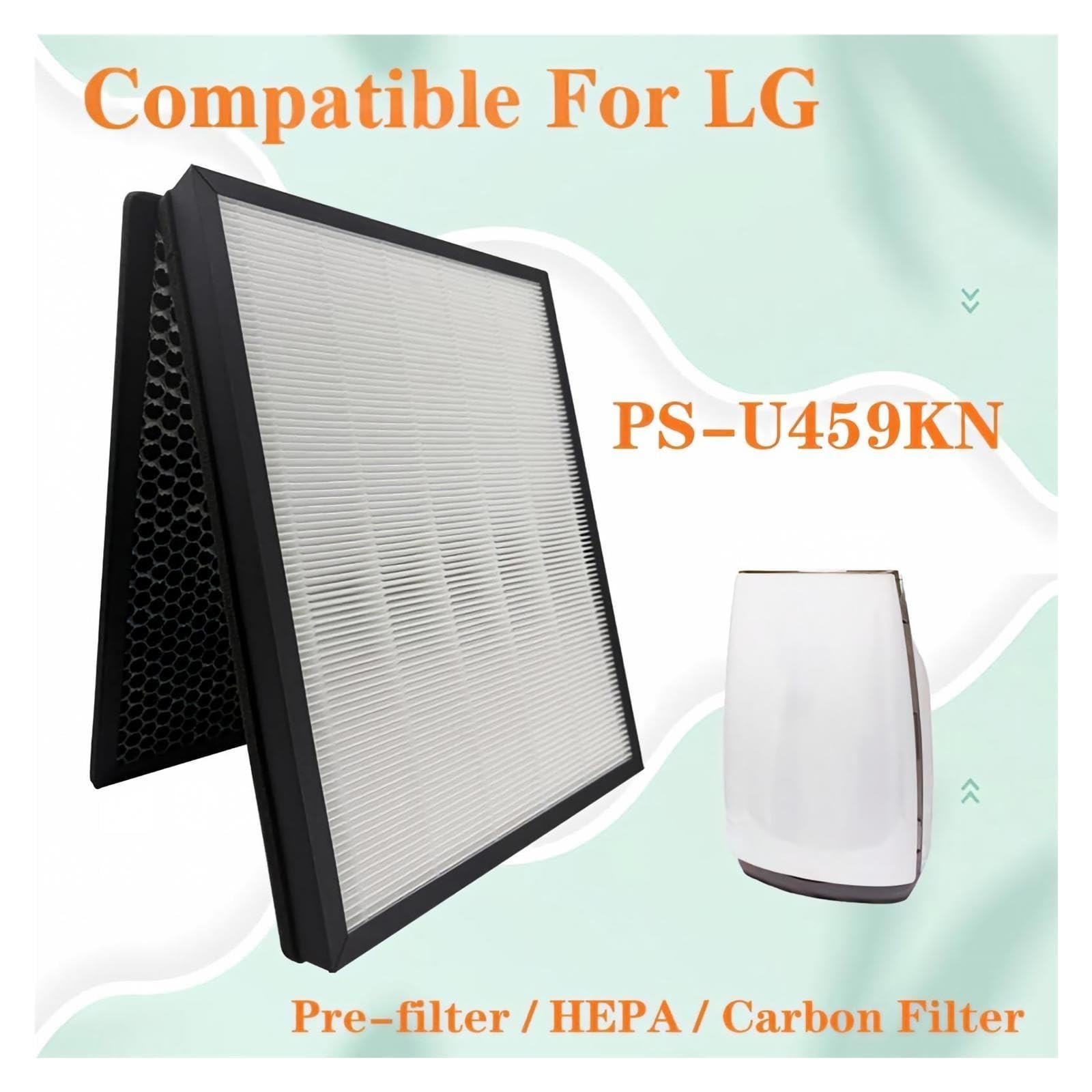 Filtro HEPA Y Carbón Activado De Repuesto, For PS-U459KN
