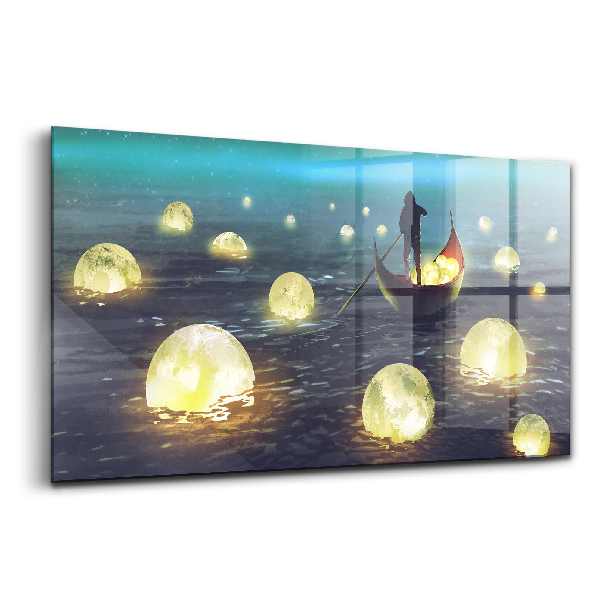 Verre d'art moderne Wallfluent au rendu brillant exceptionnel - 6