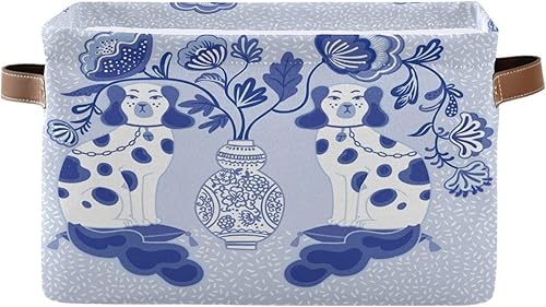 Miniatura 1 de Cubos de almacenamiento grandes y plegables abiertos con asas, cestas rectangulares para armario, oficina, guardería, juguetes, dormitorio, hogar,