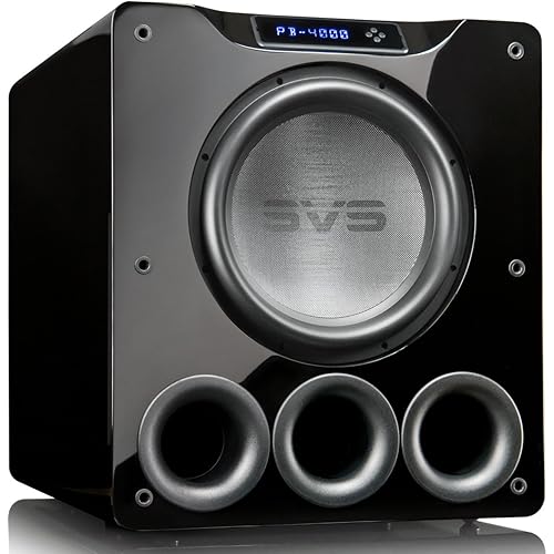 SVS PB-4000 13.5" 1200W Ported Box Subwoofer (Piano Gloss Black)