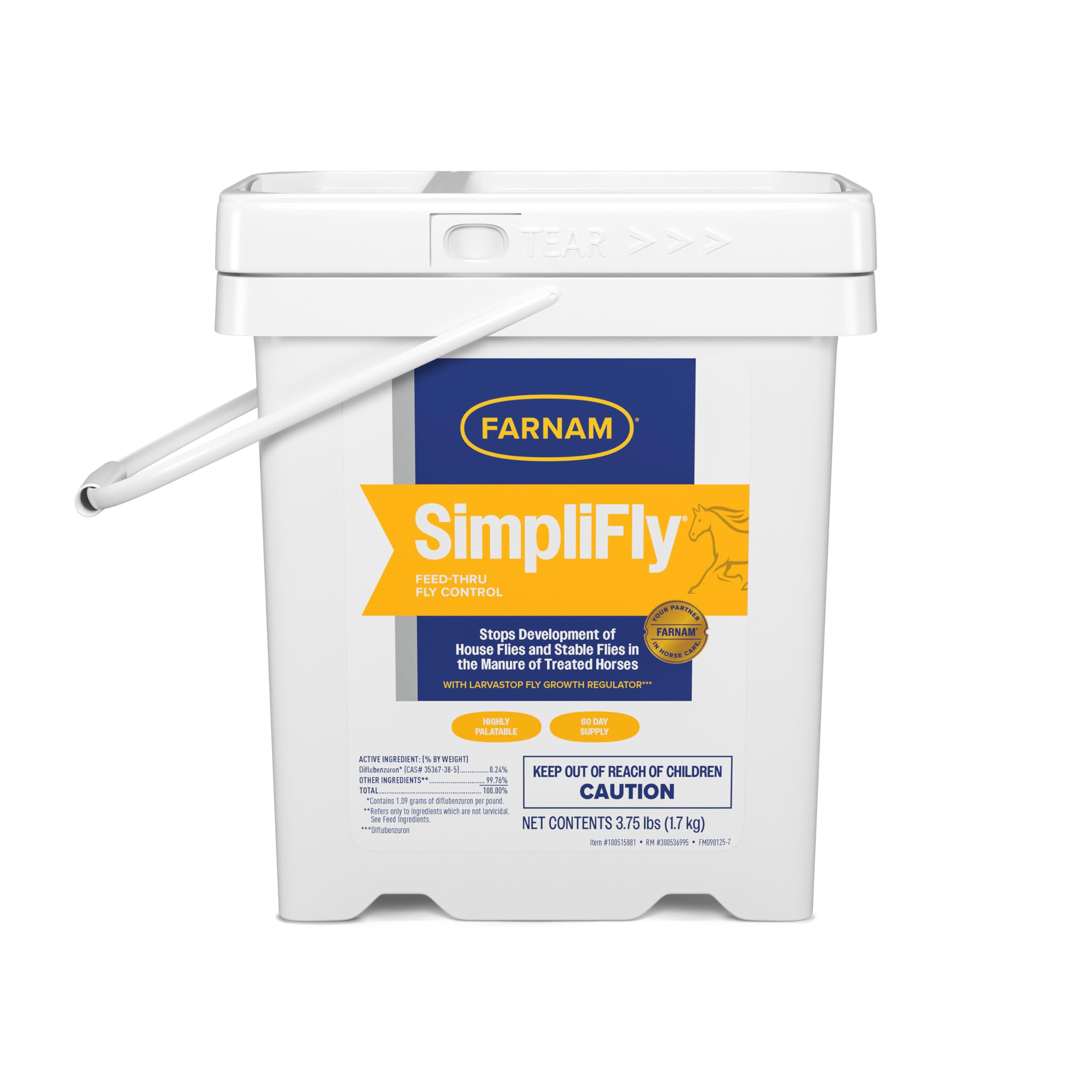 Farnam SimpliFly Feed-Thru Fly Control, 3.75lbs