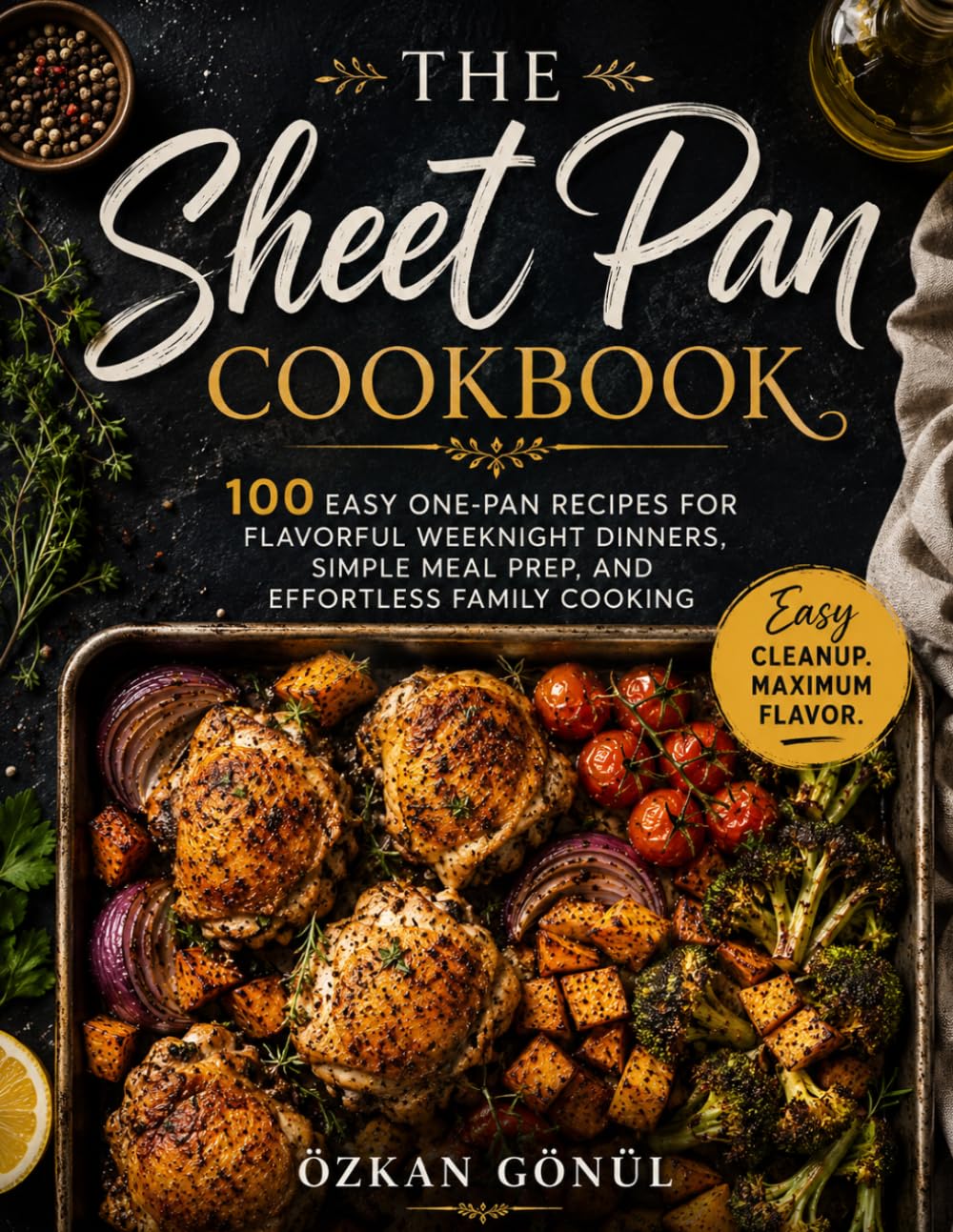 The Sheet Pan Cookbook: 100 Easy One-Pan Recipes for Flavorful Weeknight Dinners, Simple Meal Prep, and Effortless Family Cooking (Quick & Delicious: The Modern Everyday Kitchen)