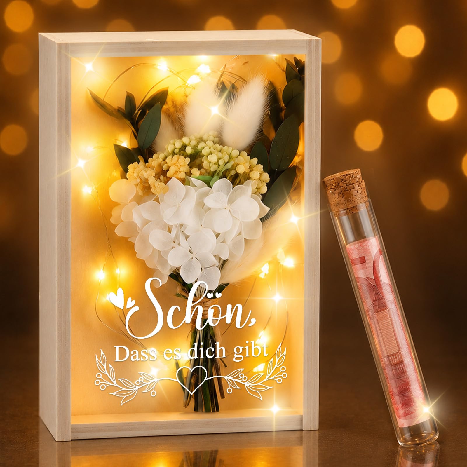 TUZELIYA persönliches Geschenk, Geburtstagsgeschenk, Geldgeschenk, Weihnachten Geschenkbox