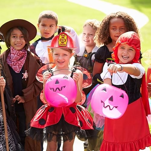 Miniatura 8 de EXCEART Sombrero de bombero de plástico, casco de jefe de bomberos, casco de bombero para niños, accesorio de disfraz, sombrero novedoso