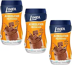Achocolatado Em Po Zero Acucar 180G Linea - Kit 3 Unidades