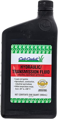 CUB CADET 737-3025 fluido de transmisión hidráulica 1qt voluntario Tracker Lo Limited