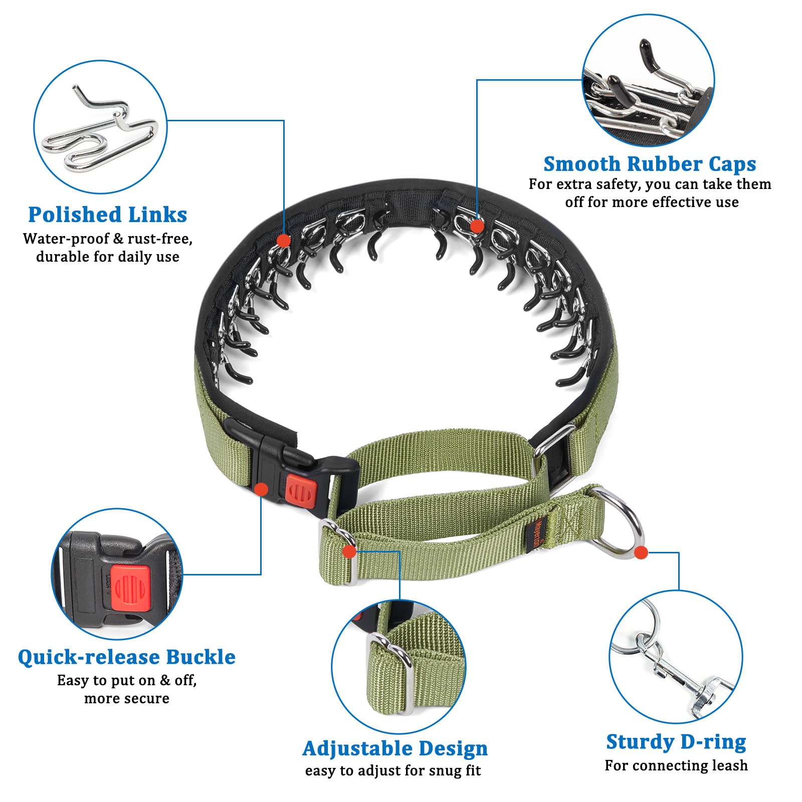 Mayerzon Pet Slip And Martingale Collars