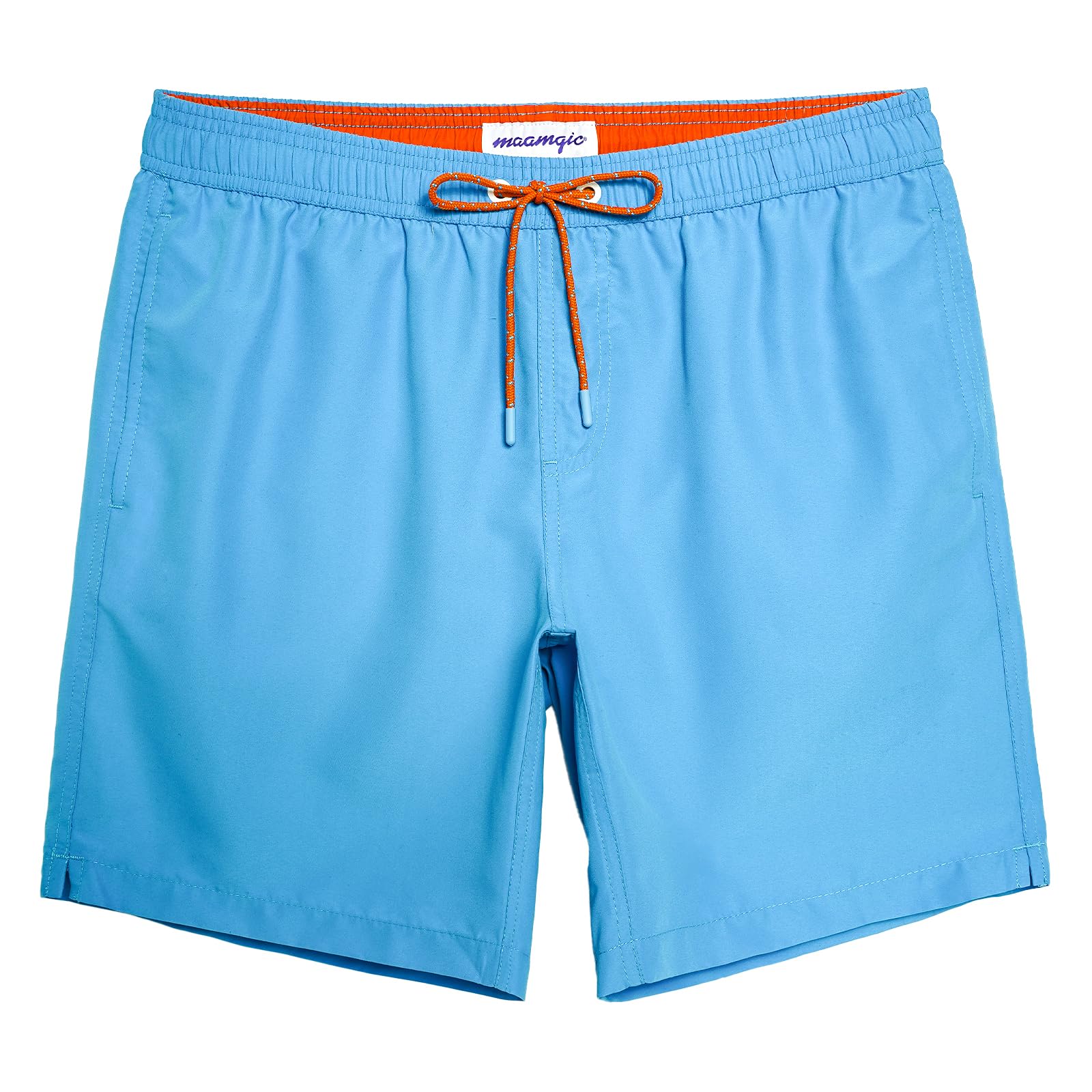 maamgic Mens Slim Fit Swim Shorts Swim Trunks 7 inch Quick Dry Mens Bathing Suits with Mesh Lining