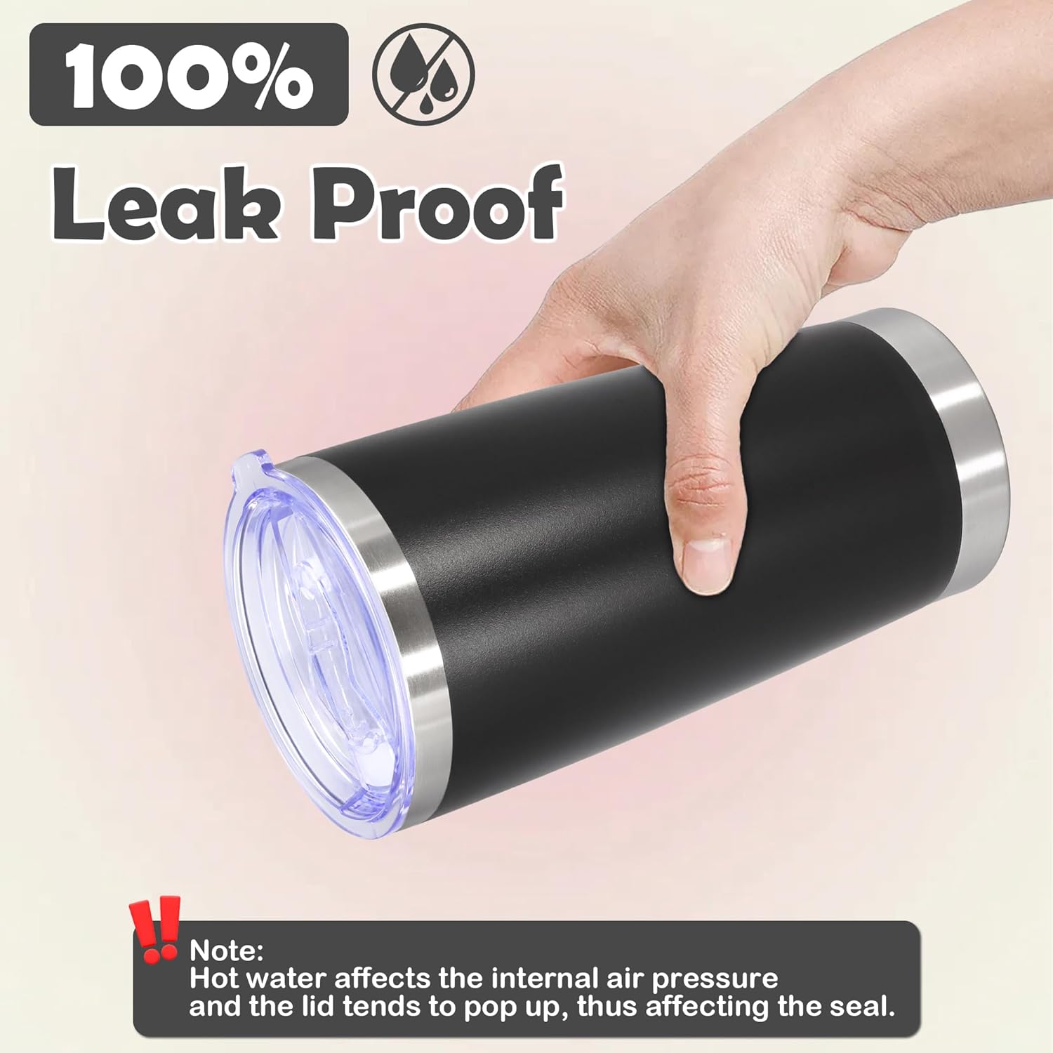 20oz Tumbler Bulk Stainless Steel Tumbler Cup with Lid Vacuum Insulated Double Wall Travel Mug, Durable Powder Coated Travel Coffee Tumbler Mug for Hot & Cold Drinks, Mix,12 Pack - Image 6