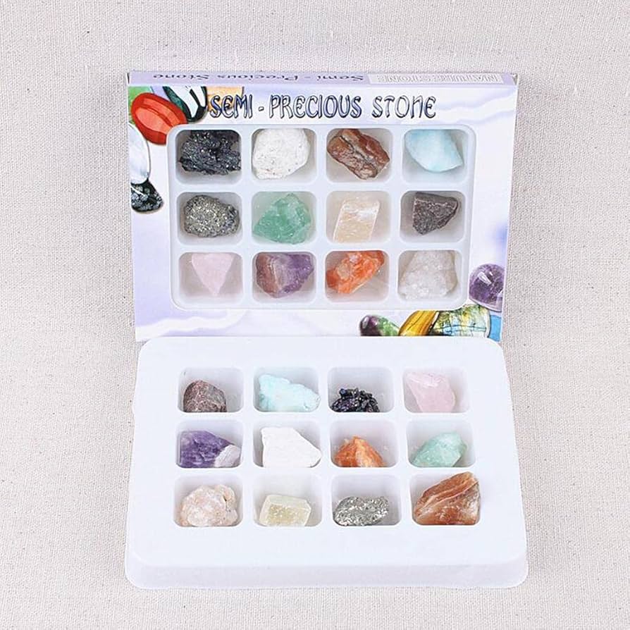 鉱物標本 XXTOYS 鉱物標本 コレクションセット 岩石標本 宝石の通販 by