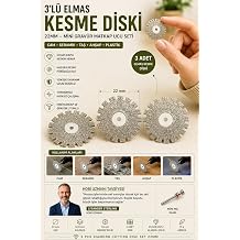 3l  Elmas Kesme Diski Seti 22mm - Mini Grav r Matkap Ucu Cam Seramik Ta  Ah ap Plastik Kesici Testere B a  Mandrel Ba l kl  Hassas Hobi Oyma A nd rma Disk Seti 723542