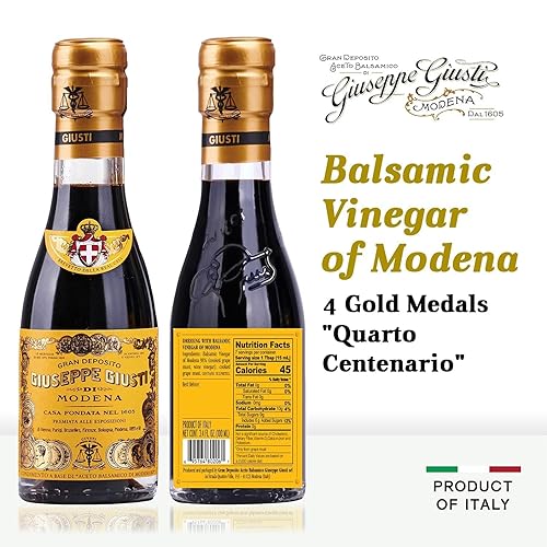 Miniatura 2 de Giuseppe Giusti - 4 medallas de oro "Quarto Centenario" Champagnottina en una caja de regalo, vinagre balsámico tradicional de Módena a partir de 15