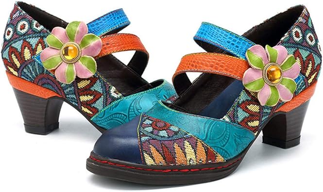 Colorful leather shoes Clearance