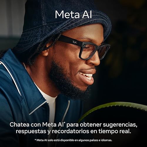 Miniatura 3 de Ray-Ban Meta (Gen 1) Skyler, Shiny Black Smart AI Glasses for Men, Women — 12 MP Camera, Open-Ear Speakers for Audio, Video Recording, Bluetooth