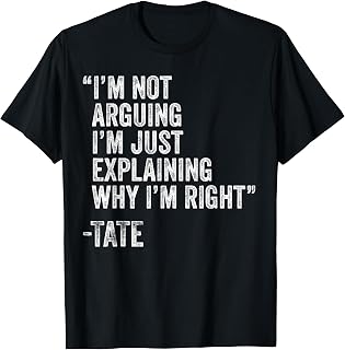 TATE Quote Funny Birthday Custom Name Idea Engineer T-Shirt