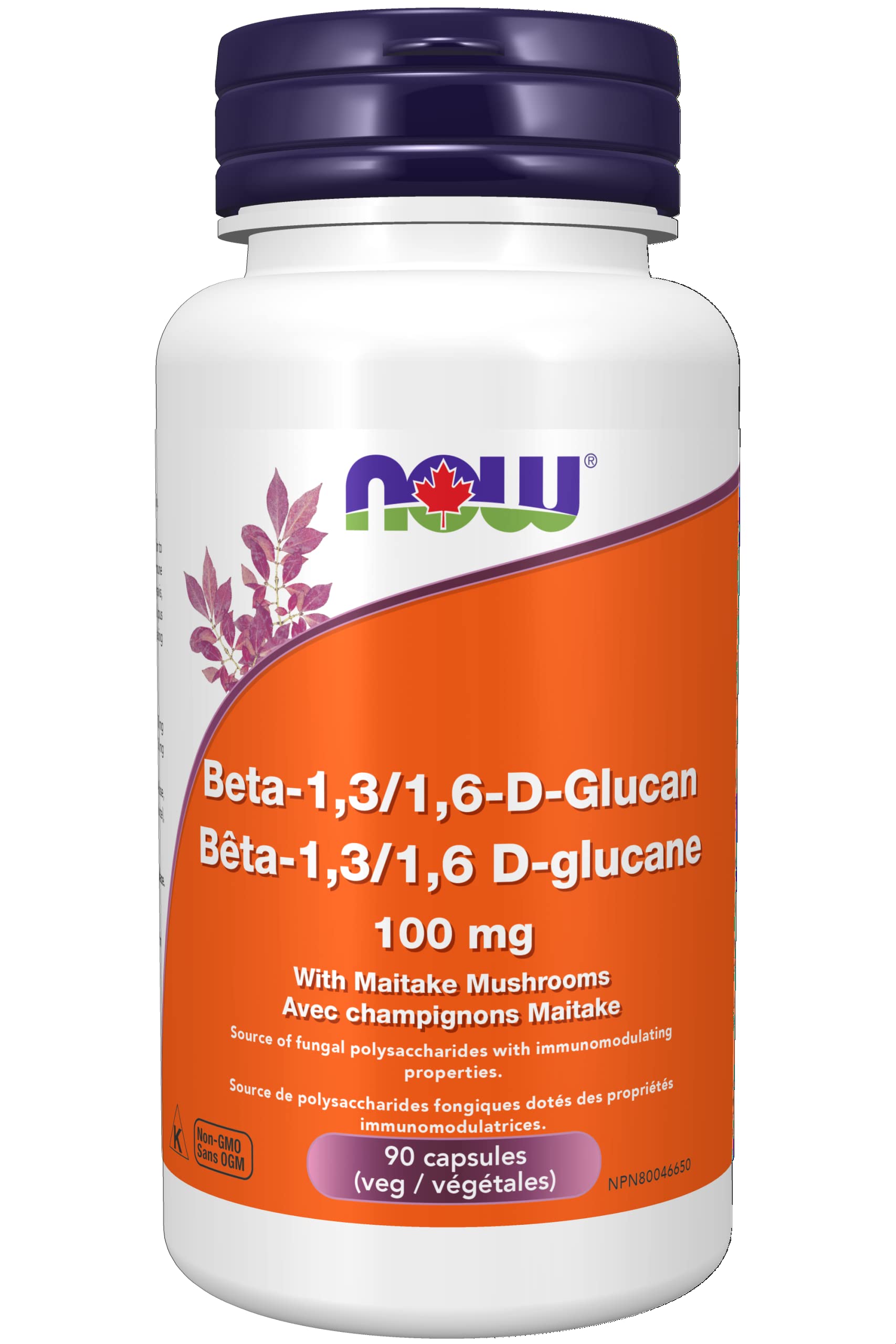 Now Foods Beta -1,3/1, 6-Glucan 100Mg 90Vcap