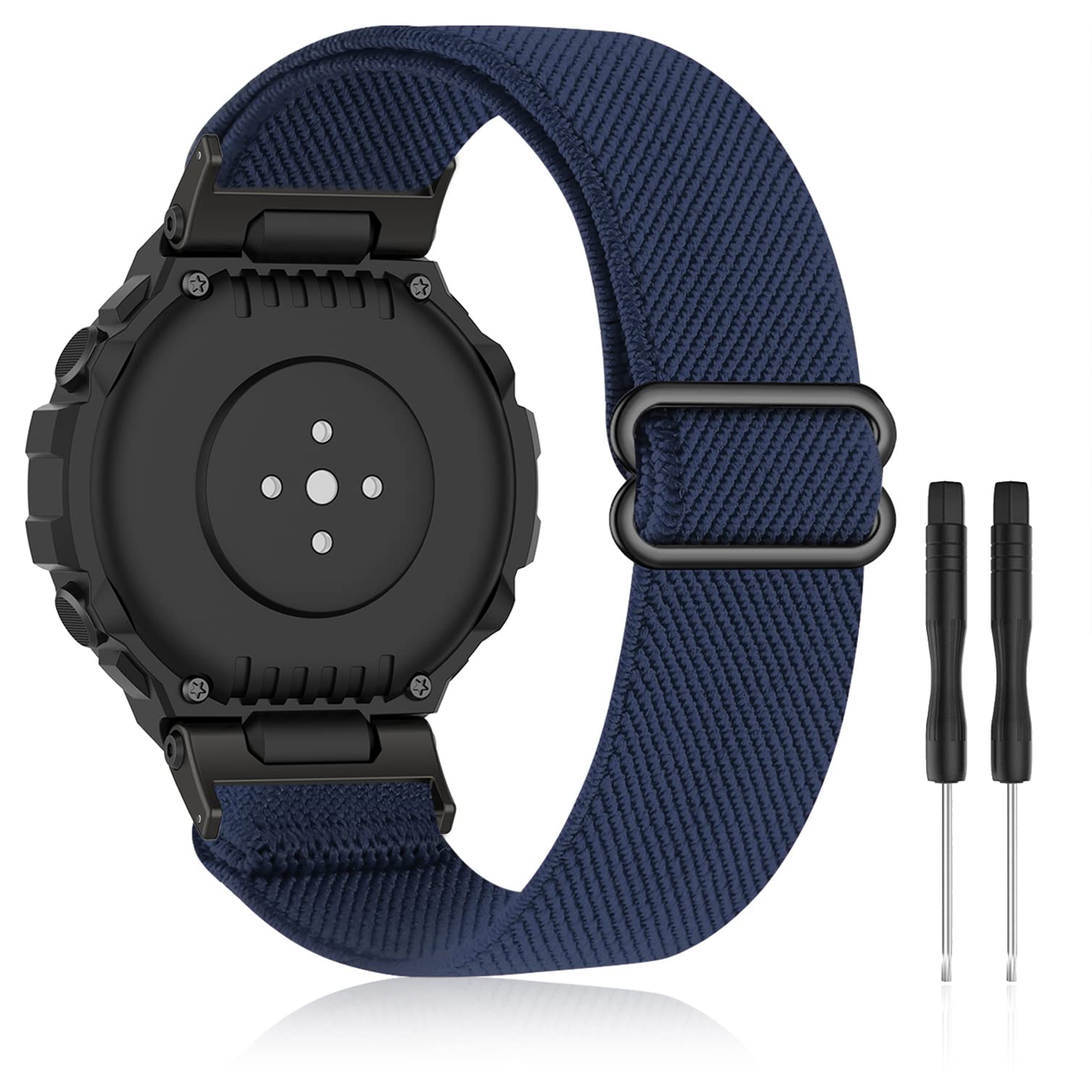 Bolesi Stretchy Nylon Bands Compatible with Amazfit T-rex/T-Rex Pro,Elastic Soft Sport Loop Watch Strap Adjustable Wristband for Amazfit T-Rex/T-Rex Pro Smartwatch Accessories