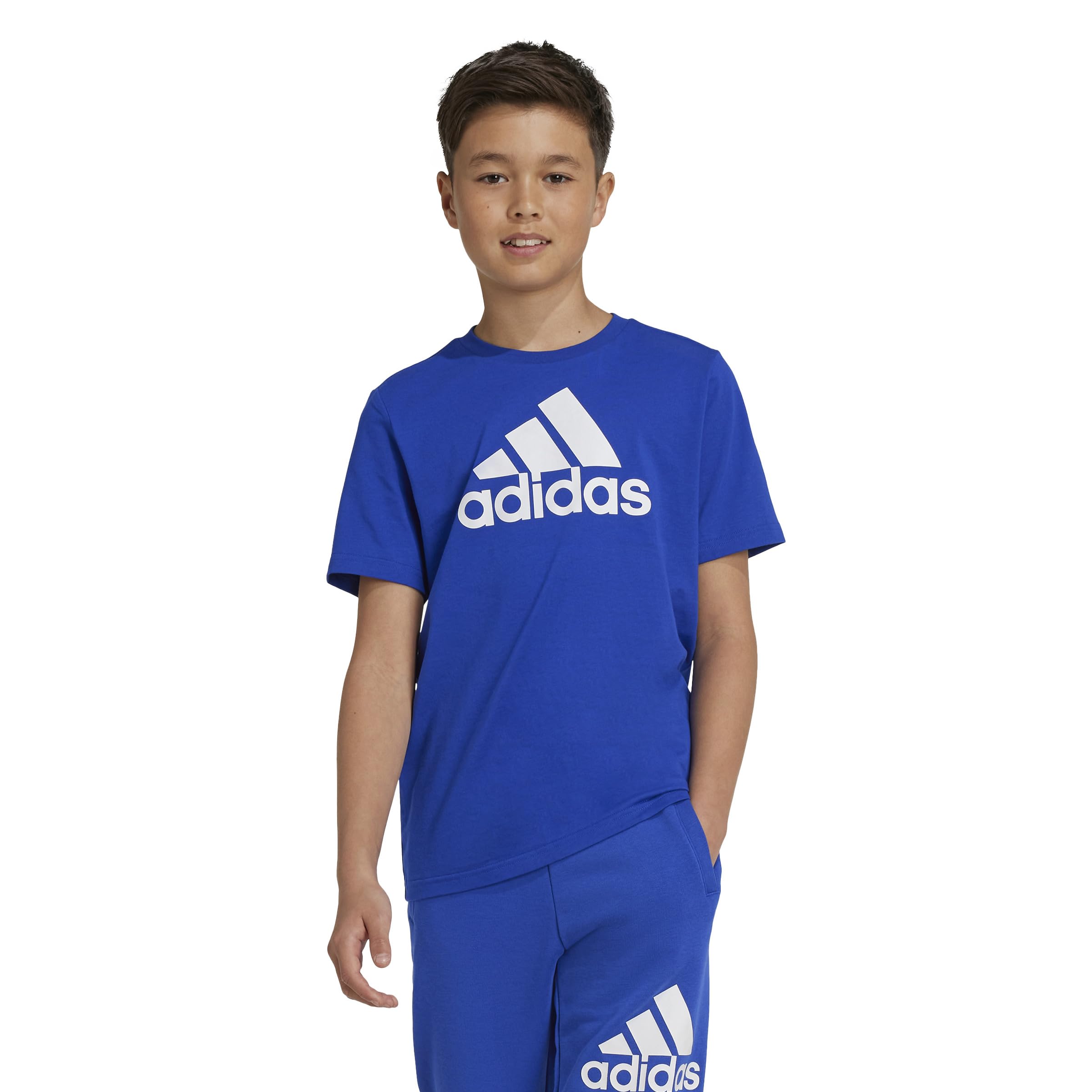 adidas Kids Logo T-Shirt Junior Lucid Blue 13 Years
