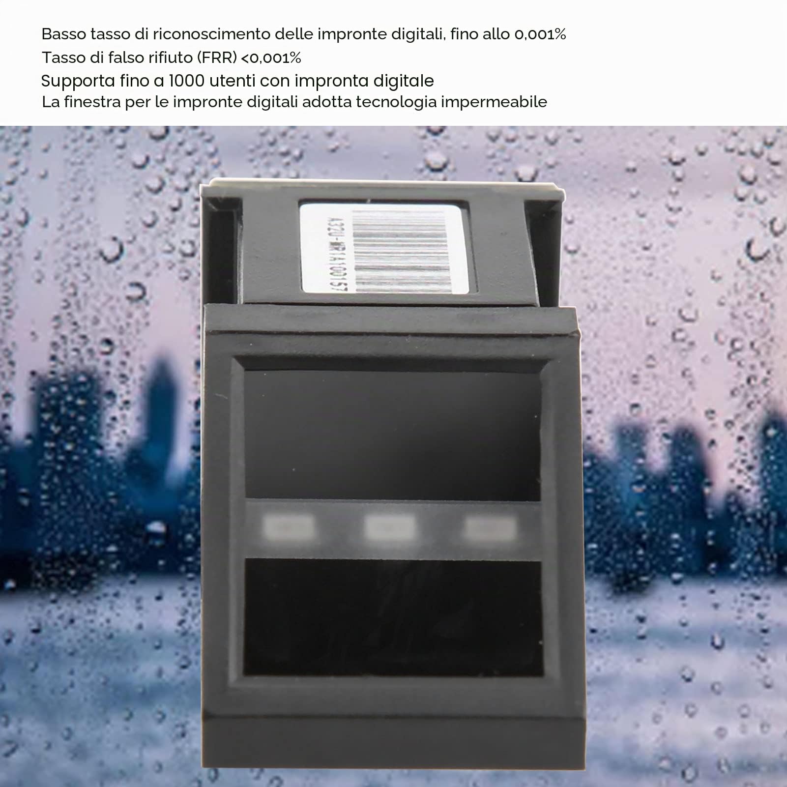 Zunate Lettore di Impronte digitali, Lettore di Impronte digitali biometrico USB, Lettore di Impronte digitali per PC, per/per Piattaforma