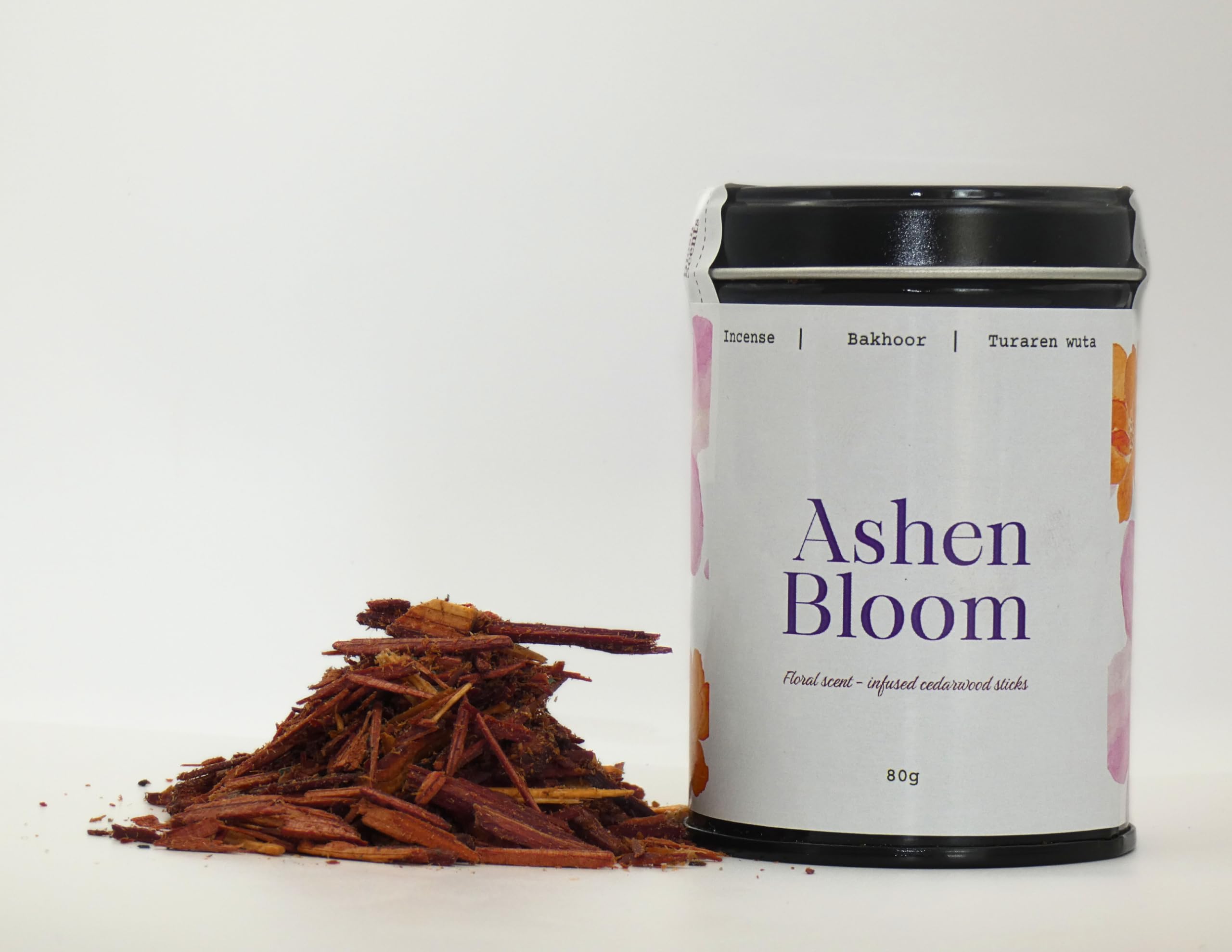 Blosh Scents | Floral Scent-infused Chips | 80g net weight | Home Fragrance | Turare Wuta (Ashen Bloom)