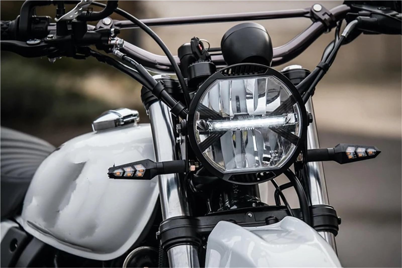 Moto Faro Fanale per Ducati per Monster 696 per Cafe per Racer per Retro per Moto Faro LED per Anteriore Personalizzato