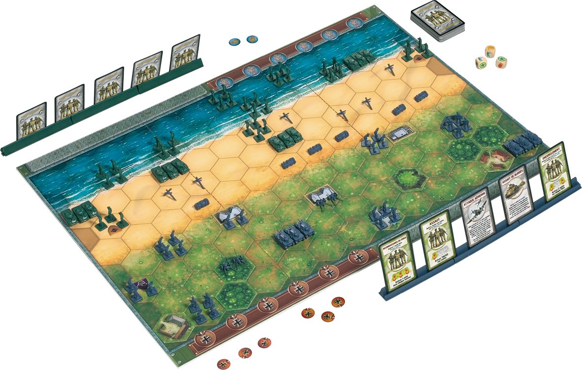 Asmodee - MEMOIRE 44 - Jeu de Société pour Enfants dès 8 Ans - Jeu de Stratégie - Revivez la Libération de la France en 1944-2 à 8 Joueurs - 30/60 Minutes - Version Française - Days of Wonder