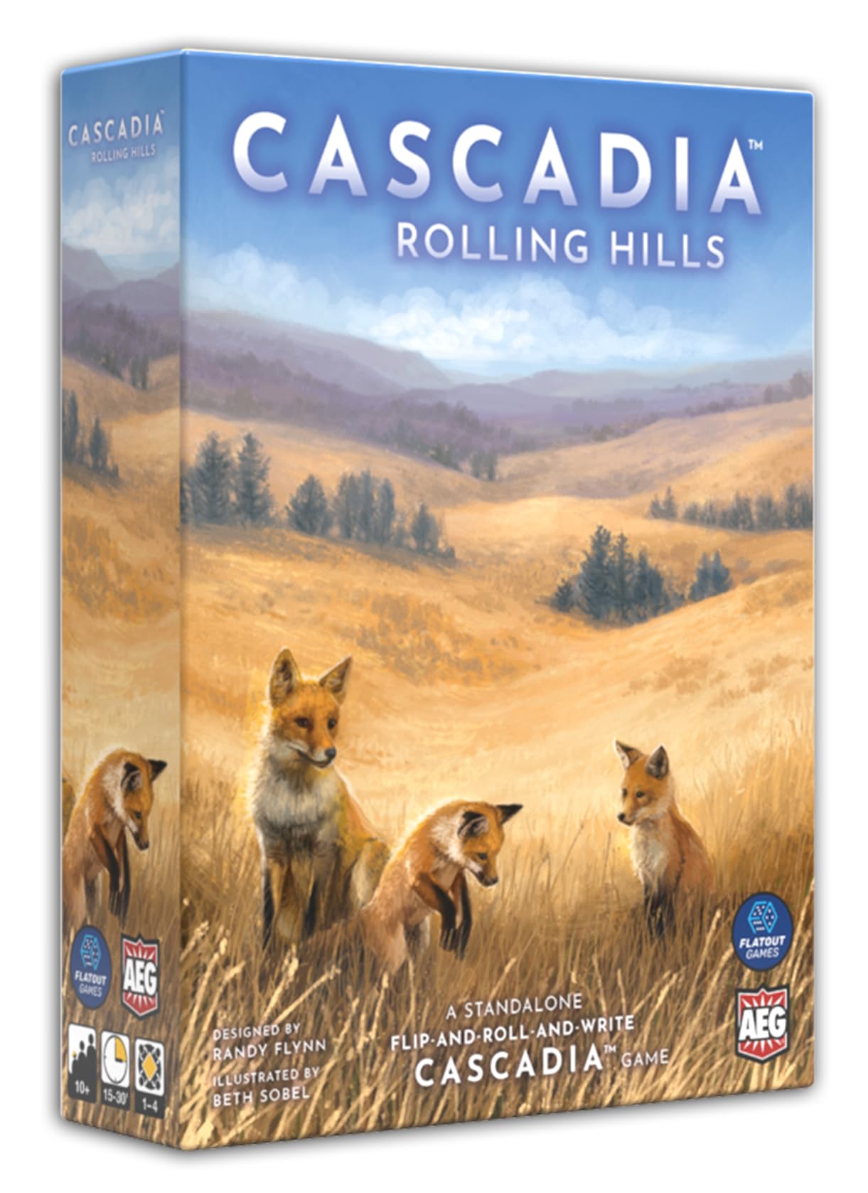 AEG Alderac Entertainment Group | Cascadia Rolling Hills | Board Game | Ages 10+ | 1-4 Players | 20+ Minutes Playing Time