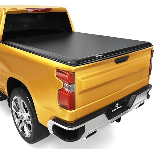 YITAMOTOR Soft Roll Up Truck Bed Tonneau Cover Compatible with 2019-2026 Chevy Silverado/ GMC Sierra 1500 New Body Style, Fleetside 5.8 ft Bed