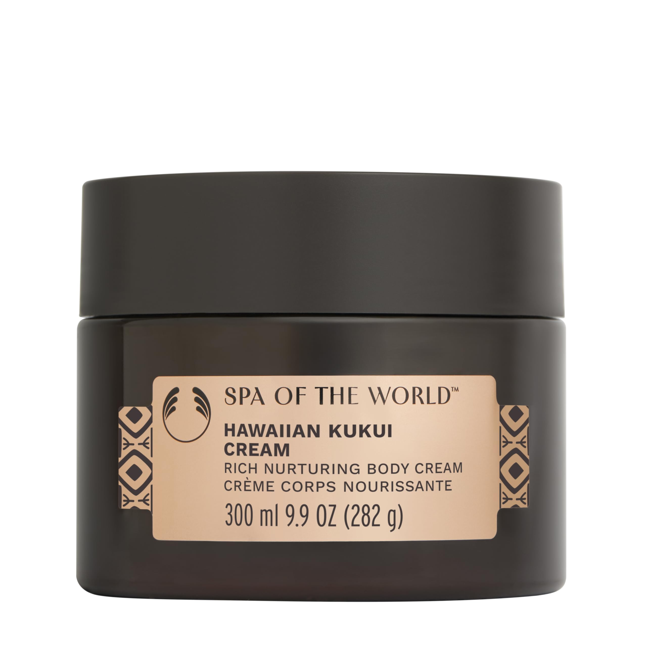 The Body Shop Spa of the World Hawaiian Kukui Body Cream (1x 300ml), Luxurious Body Moisturiser with Kukui Oil
