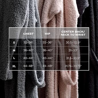 LUXOME Ultra Plush Robes | Full-length | Dual Belt Loops | Unisex | Soft & Cozy | S, M, L, XL Sizes