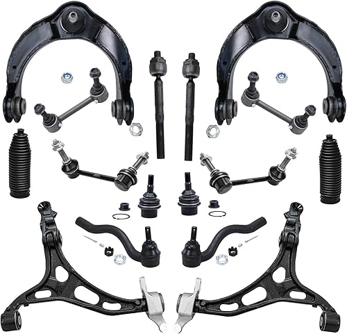 Miniatura 14 de Detroit Axle - 4WD Front End 14pc Kit de suspensión para Ford F-150 F-250 Expedition Navigator, 2 brazos de control superior 2 rótulas inferiores 2