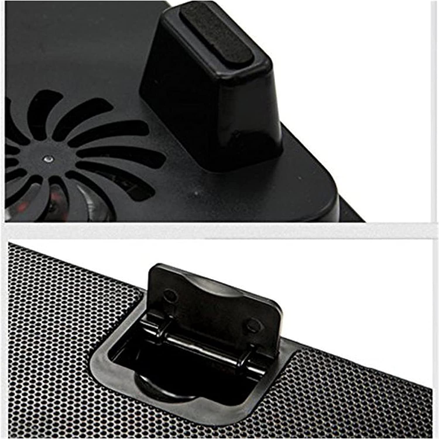 Refroidisseur Pc Portable 5 Ventilateur 2 USB Ordinateur Portable Refroidissement Pad Refroidisseur Support De pour PC 10 ''-17'' Ventilateur Rapide