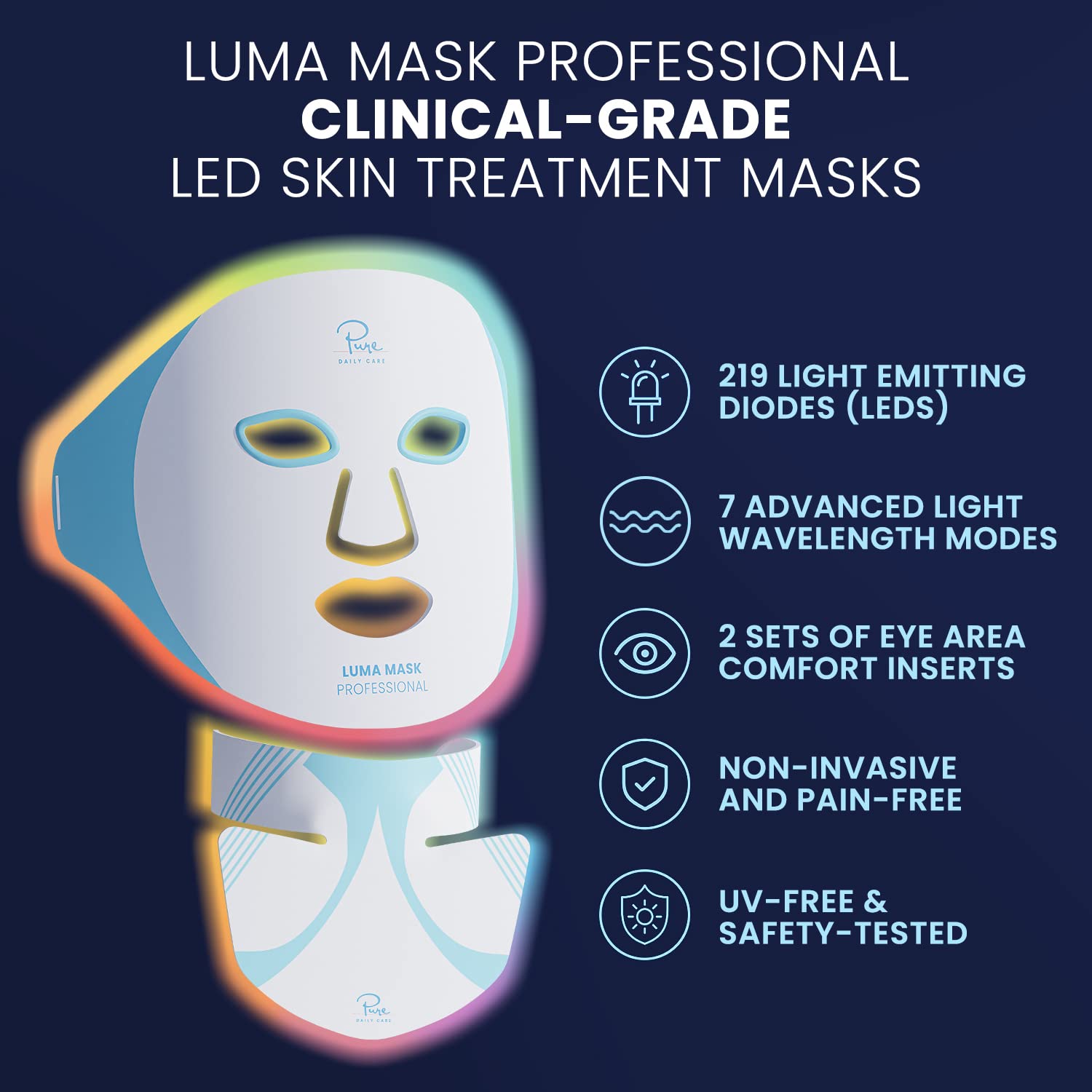 Buy Luma Mask PRO by Pure Daily Care l LED Mask by Pure Daily Care I