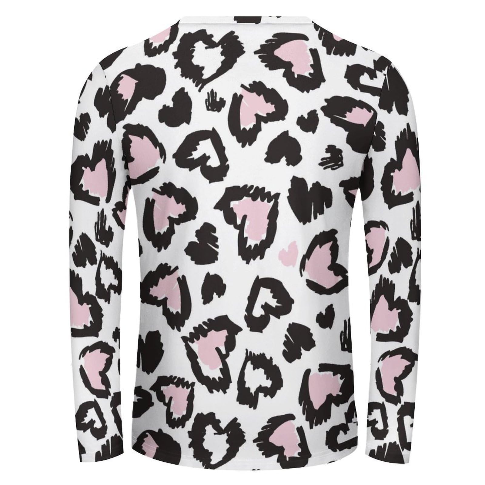 Amazon | [STEBVI] ロングtシャツ メンズ ヒョウ柄 豹柄 長袖 Tシャツ