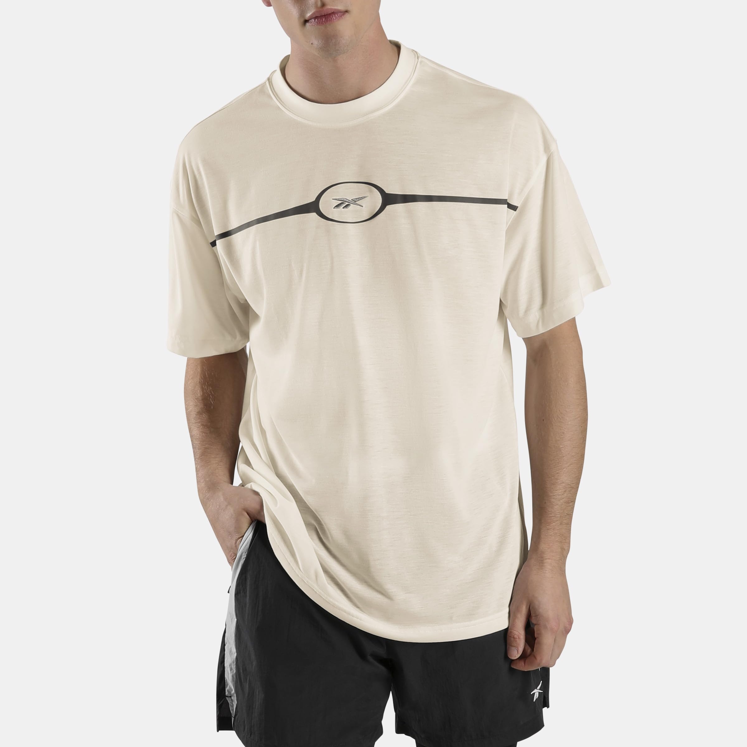 Reebok Athlete Flex Relaxed T-Shirt Off-White