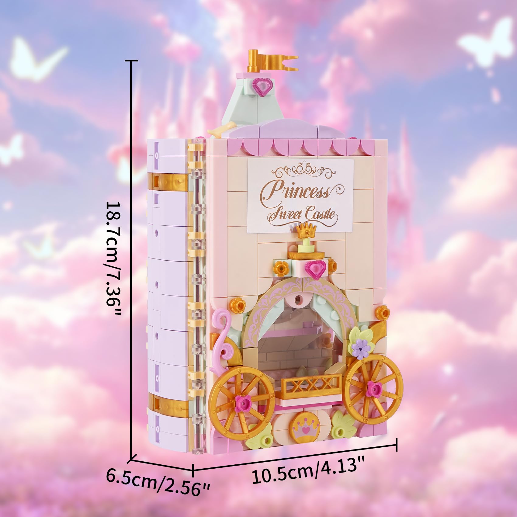 105 Pezzi  Giocattoli Da Costruzione Del Castello Della Principessa Per Ragazze Set Da Costruzione~p156696728