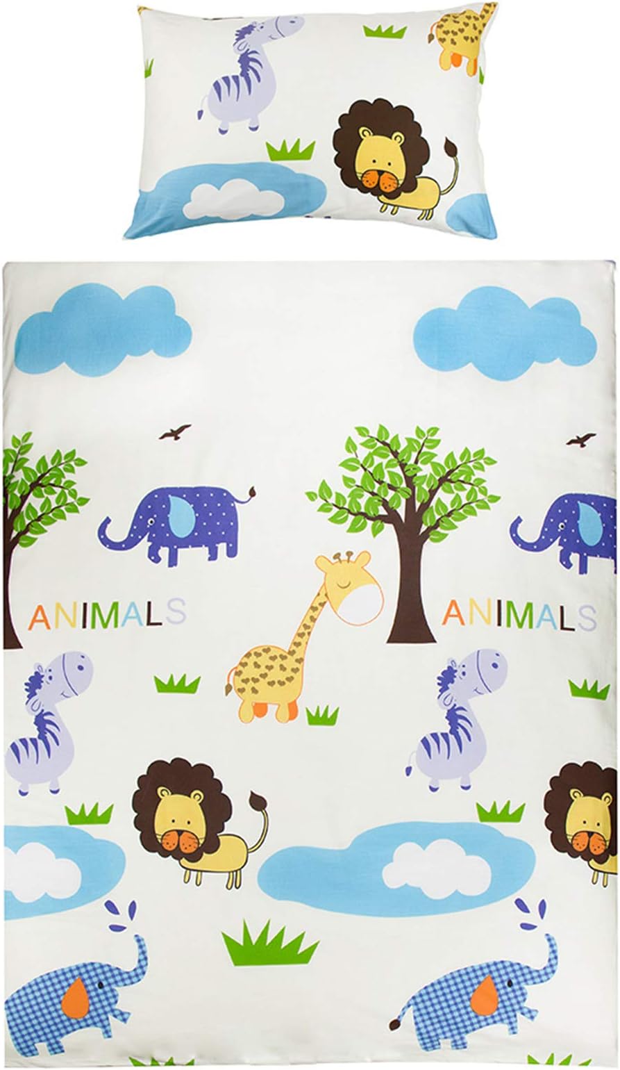 -, 100% Cotton, Weiß Gelb Blau, 100 x 135 cm