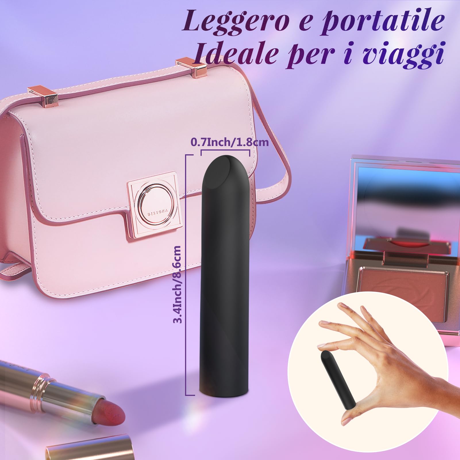 Vibratoreper Donna Professionale Sex Toys - Vibratore Sexytoysys Donna e Coppia con APP 10 Modalità di Vibratoriper Stimolatore Clotoride Femminile Mini Vibratori Punto G Toys Sessuali Squirting Toy