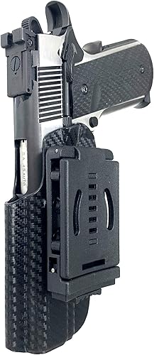 Miniatura 2 de Pro IDPA Competition Holster se adapta a 1911 4.25 pulgadas con cubierta completa del polvo  fuera de la cintura