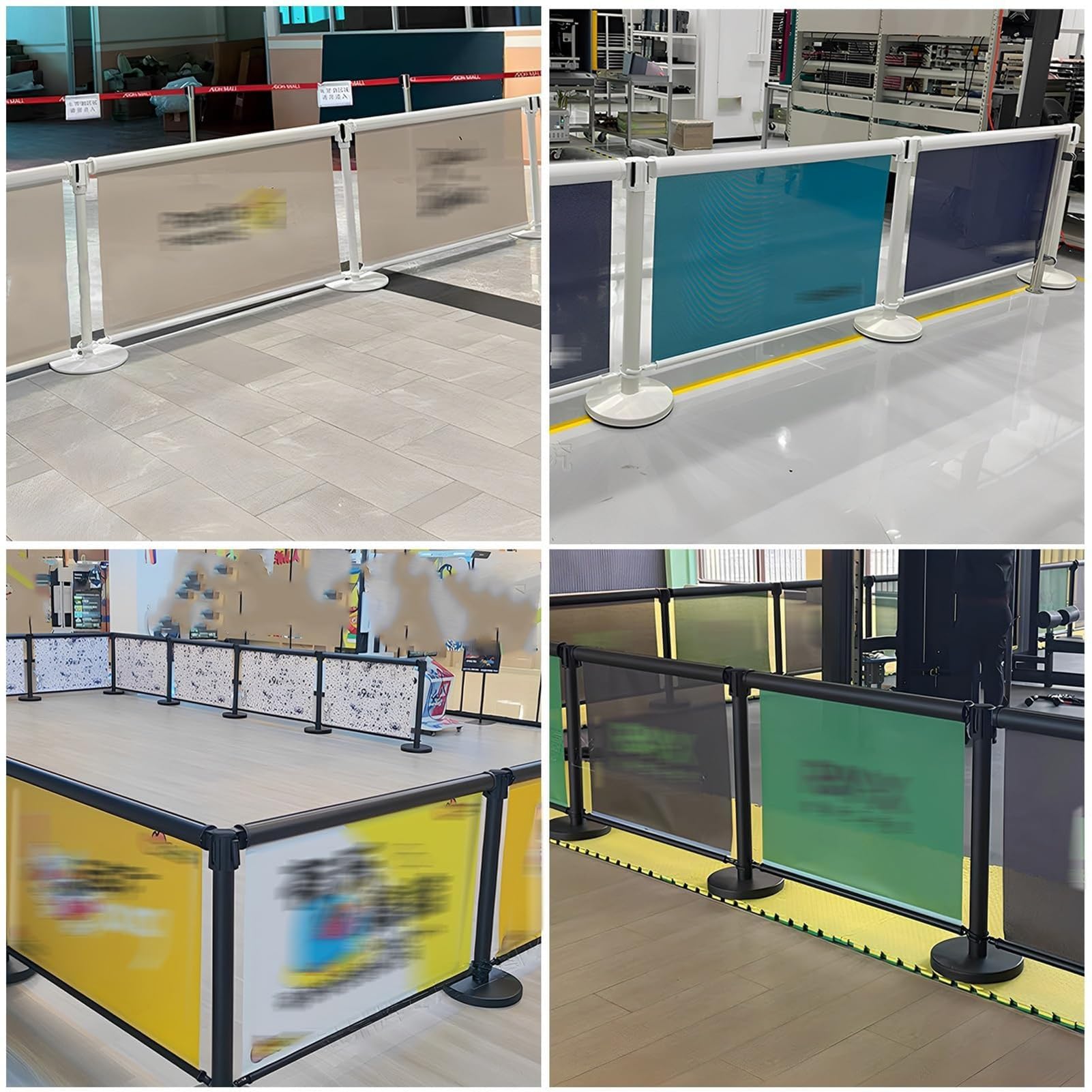 Bariera kontroli tłumu z wysuwanym paskiem, Stanchion do reklamy i zarządzania kolejkami, trwała i wszechstronna konstrukcja