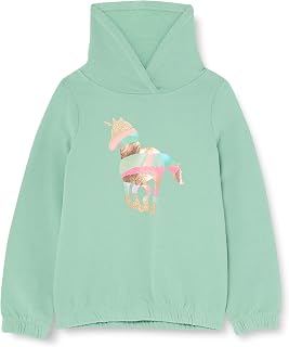 s.Oliver Girl's 10.2.13.14.140.2122655 Sweatshirt, Green 7225, 6 Years