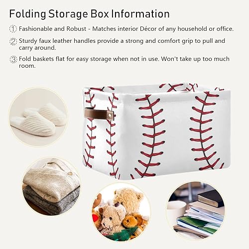 Miniatura 10 de Cesta de almacenamiento, cubos de almacenamiento plegables geométricos de abejas de panal con asas, estantes de armario, caja de almacenamiento de